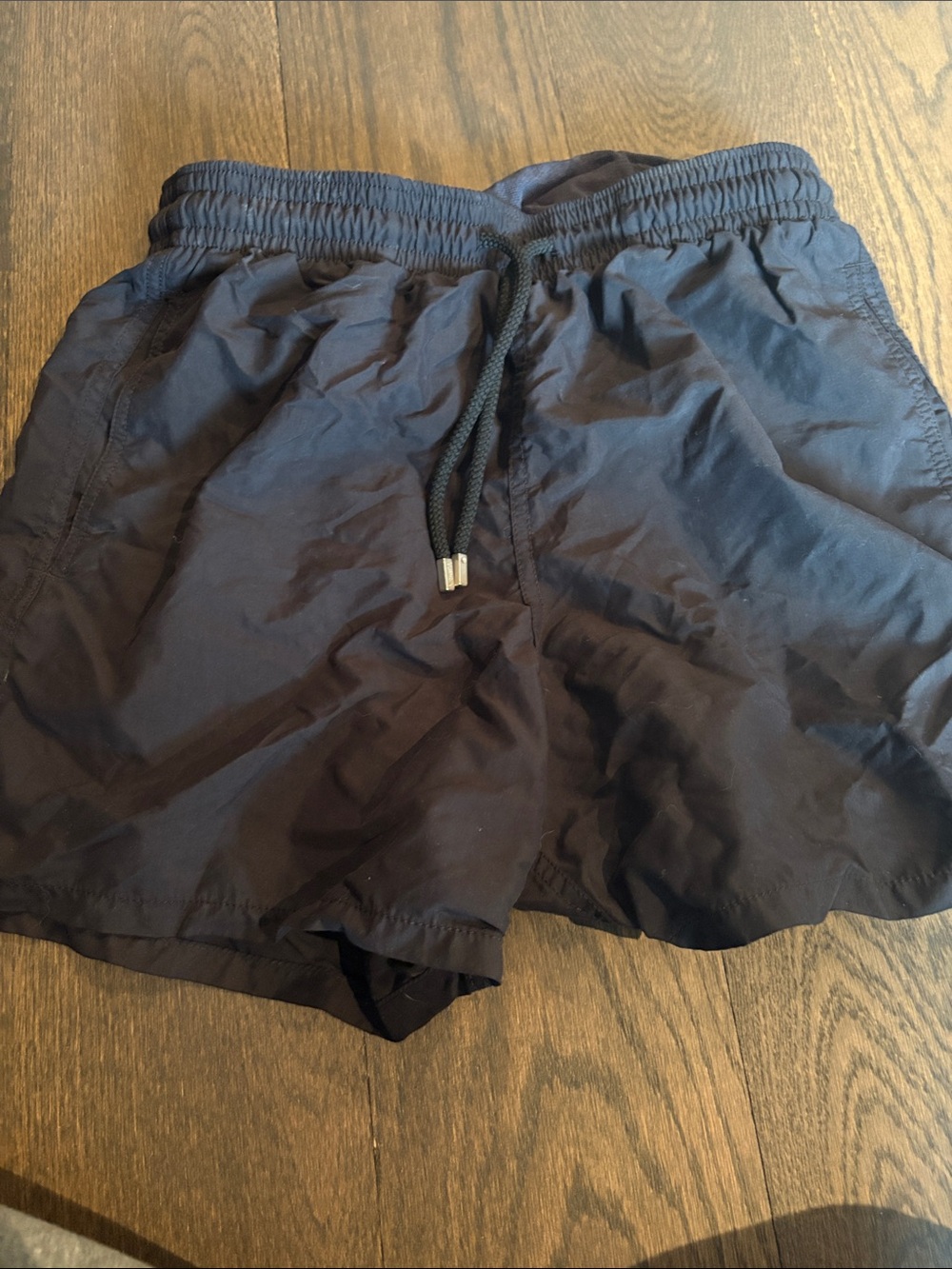 Men's Black Swim Shorts with Drawstring